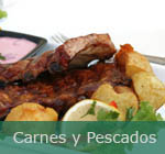 Carnes Pescados y Ensaladas